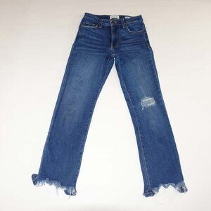 L.T.J. Denim Women's Siena Cropped Jeans Size 24 Blue Letter To Juliet